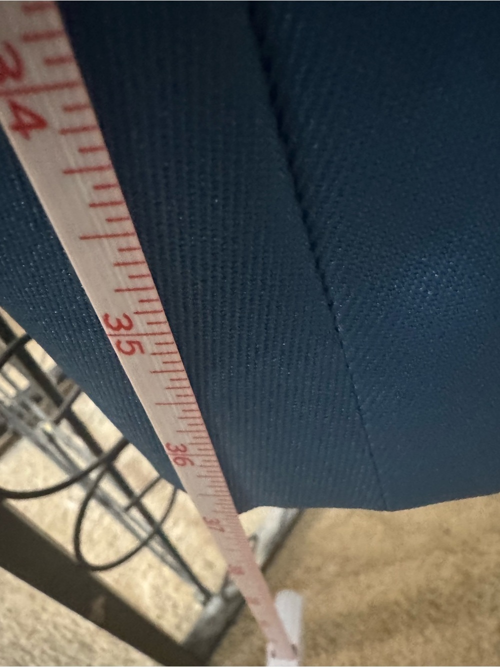 Classic Teal/Blue Women's Pant Suit - Custom Made - Pre-loved — See Measurements - Picture 3 of 5